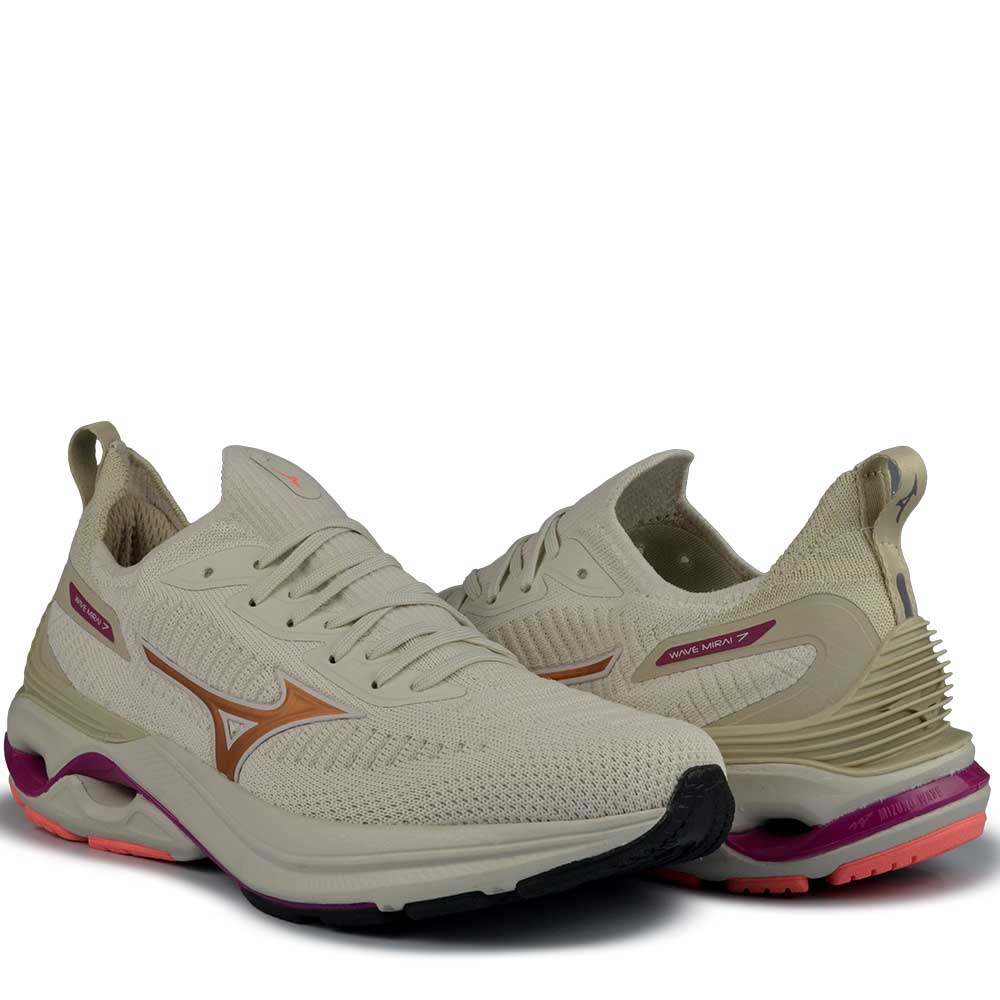 Tênis Esportivo Mizuno Feminino Mirai 7 10101202 - Foto 6