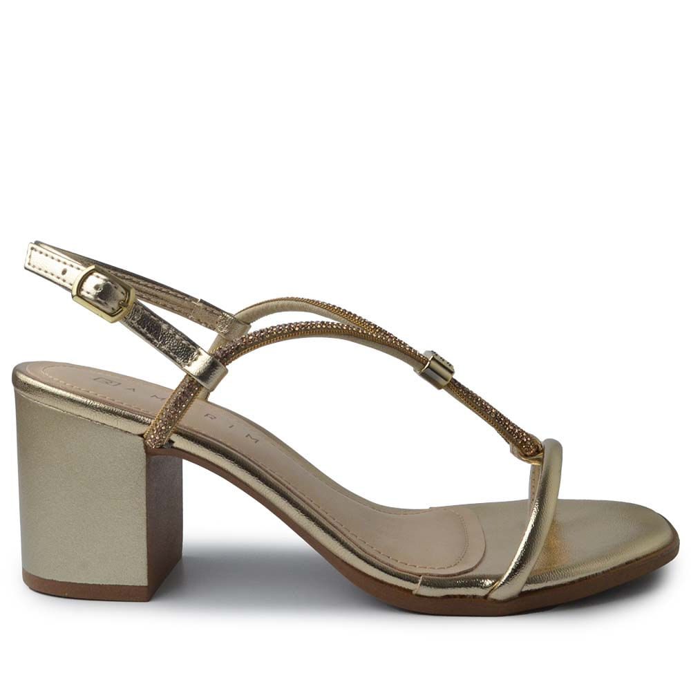 Sandália Ramarim Feminino Salto Bloco 2531204 - Foto 1