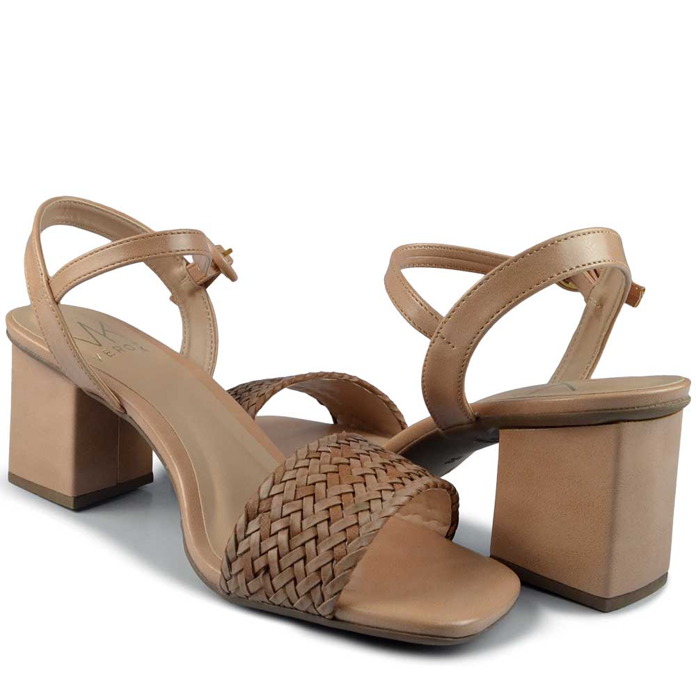 Sandália Salto Bloco Vero K Feminina 74182 - Foto 6