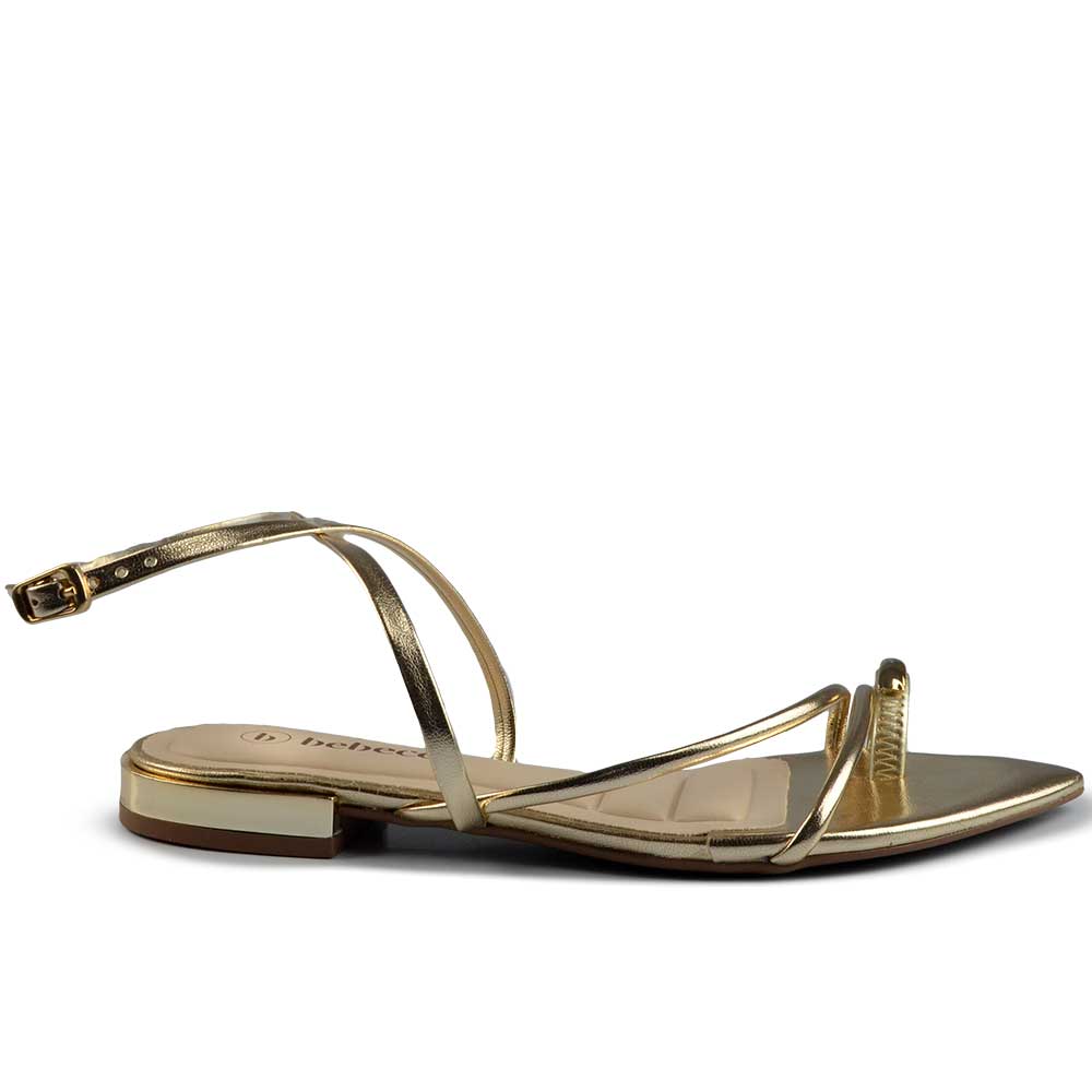 Sandália Rasteira Bebece Feminina T2510-064 - Foto 1