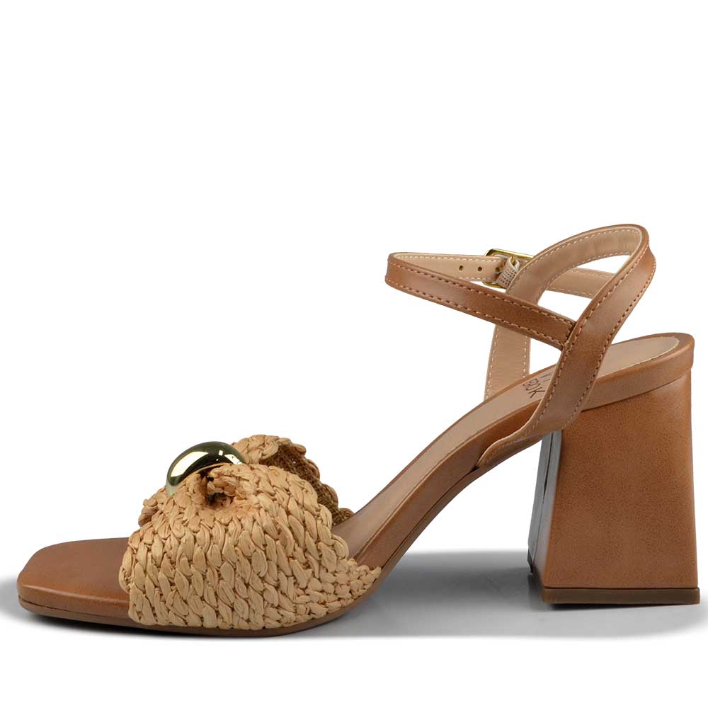 Sandália Salto Bloco Vero K 4495 - Foto 3