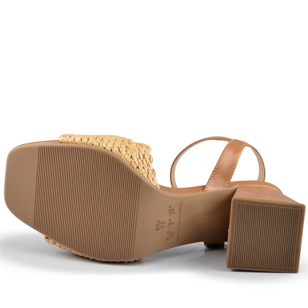 Sandália Salto Bloco Vero K 4495 - Foto 5