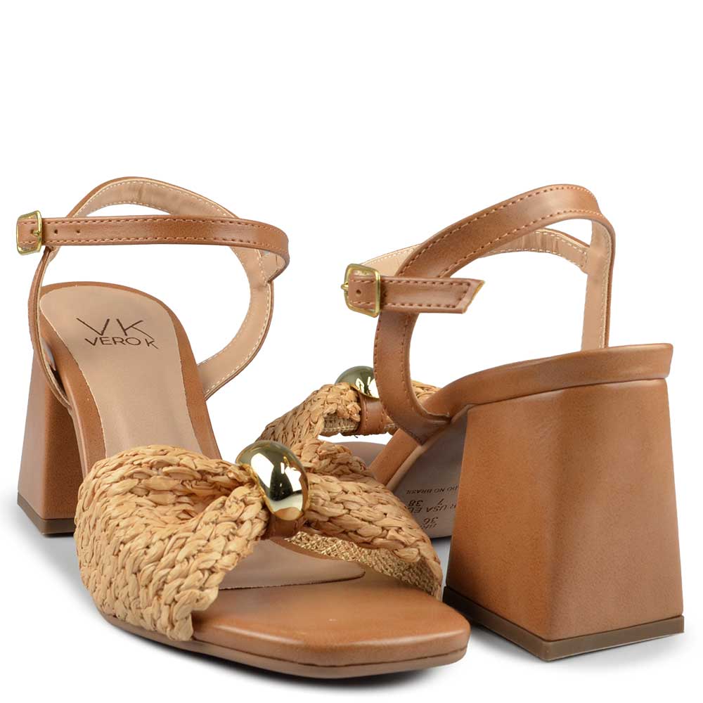 Sandália Salto Bloco Vero K 4495 - Foto 6
