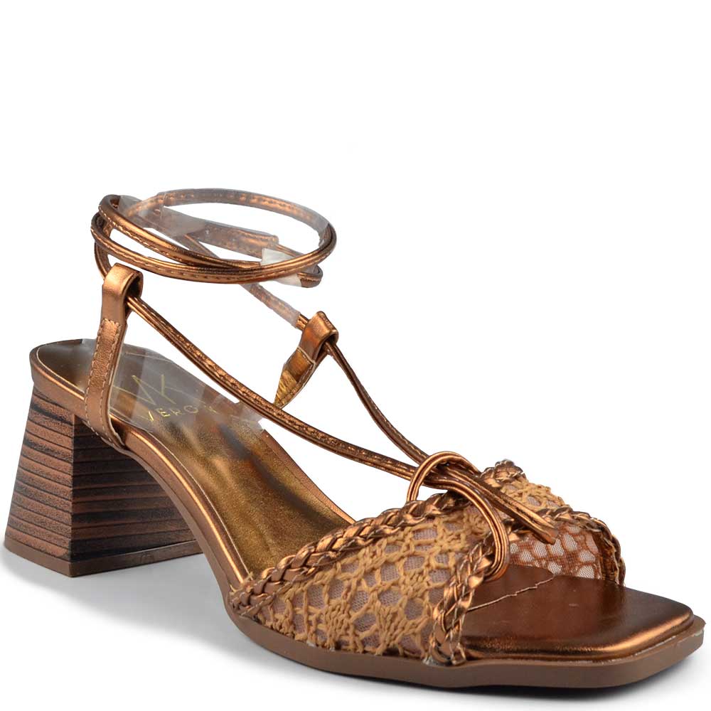 Sandália Salto Bloco Vero K Feminino 982.9547 - Foto 2