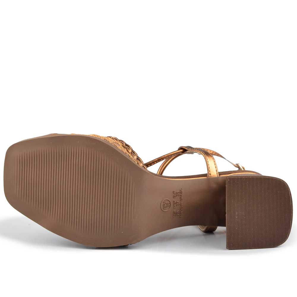 Sandália Salto Bloco Vero K Feminino 982.9547 - Foto 5