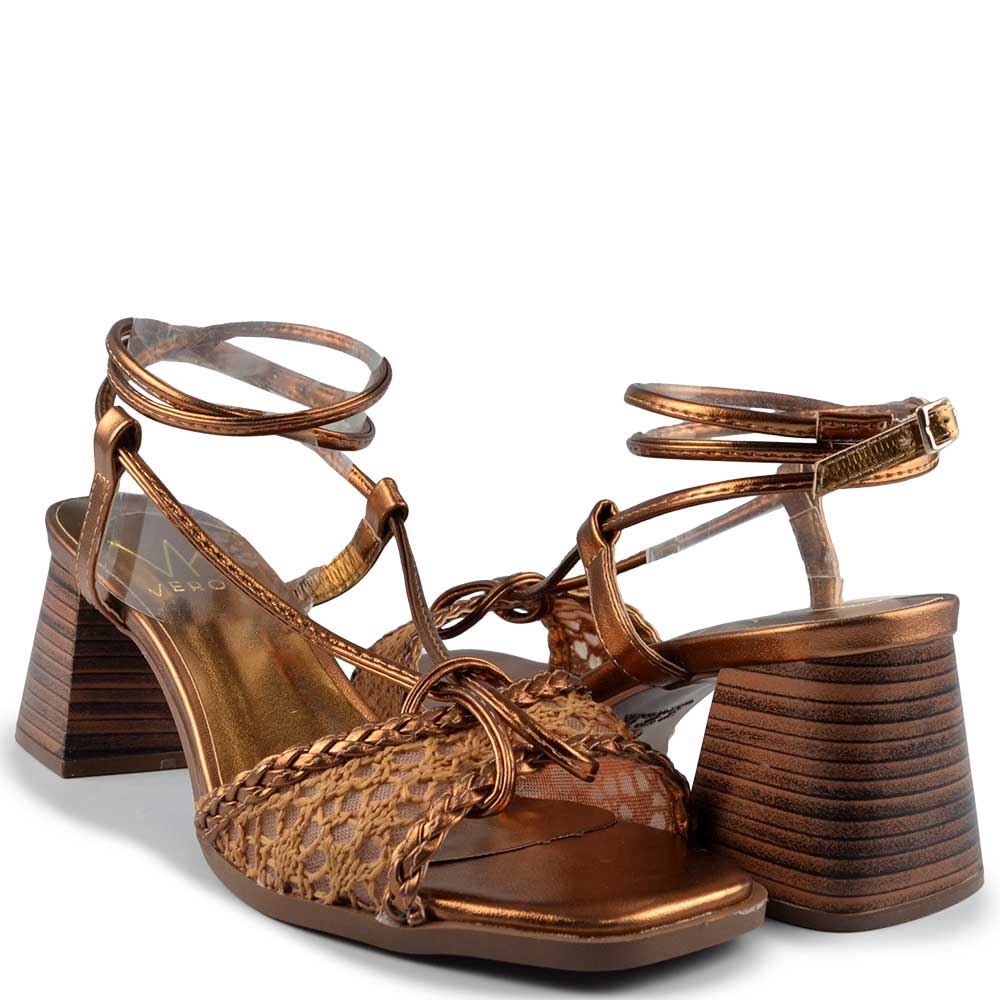 Sandália Salto Bloco Vero K Feminino 982.9547 - Foto 6