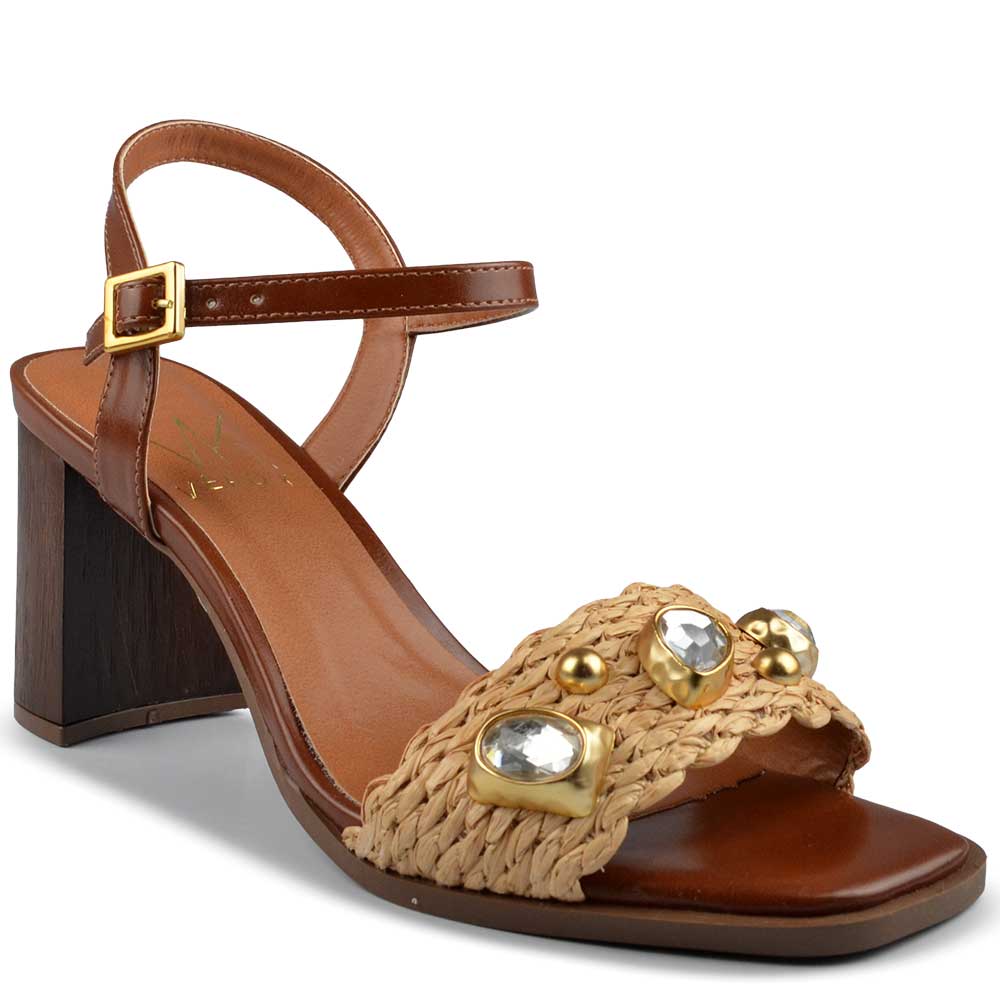 Sandália Salto Bloco Vero K Feminina 973.9332 - Foto 2