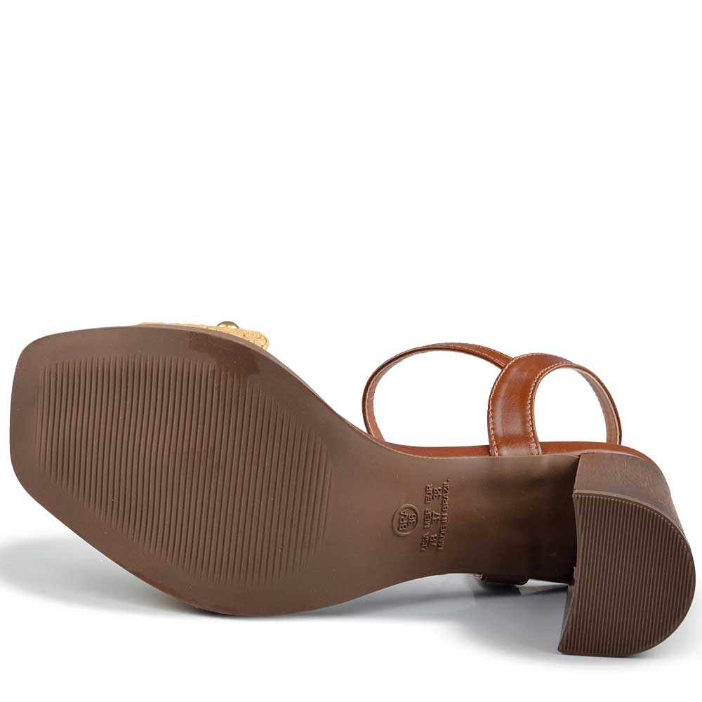 Sandália Salto Bloco Vero K Feminina 973.9332 - Foto 5