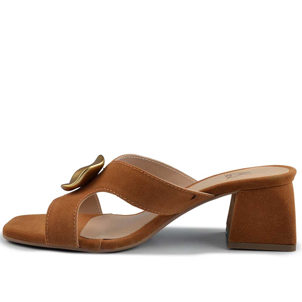 Tamanco Salto Bloco Vero K Feminino 4417 - Foto 3