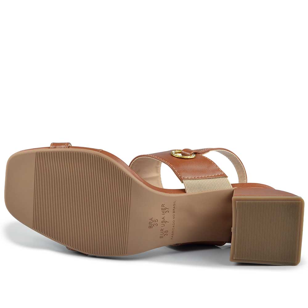 Sandália Salto Bloco Vero K Feminina 3214 - Foto 5