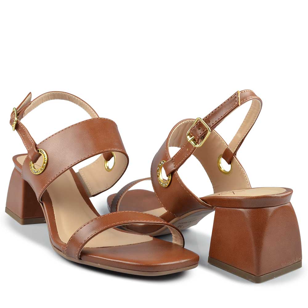 Sandália Salto Bloco Vero K Feminina 3214 - Foto 6