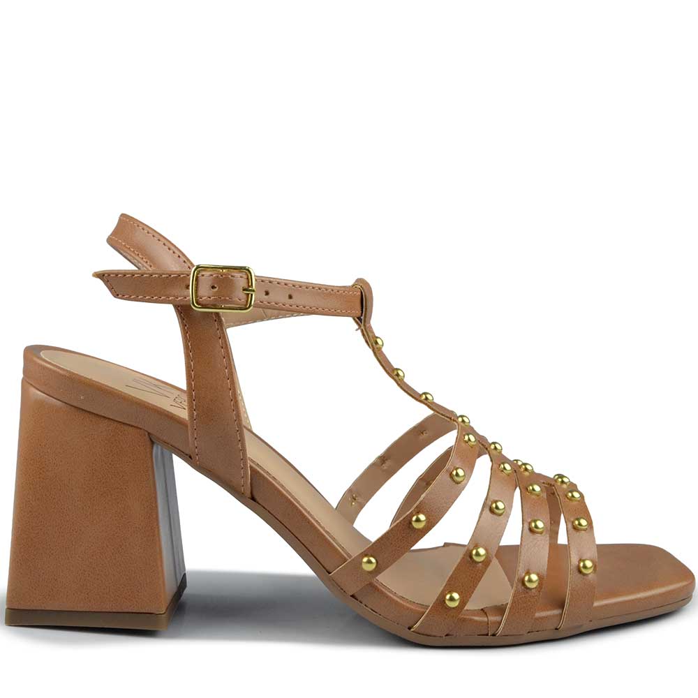 Sandália Salto Bloco Vero K Feminina 4127 - Foto 1