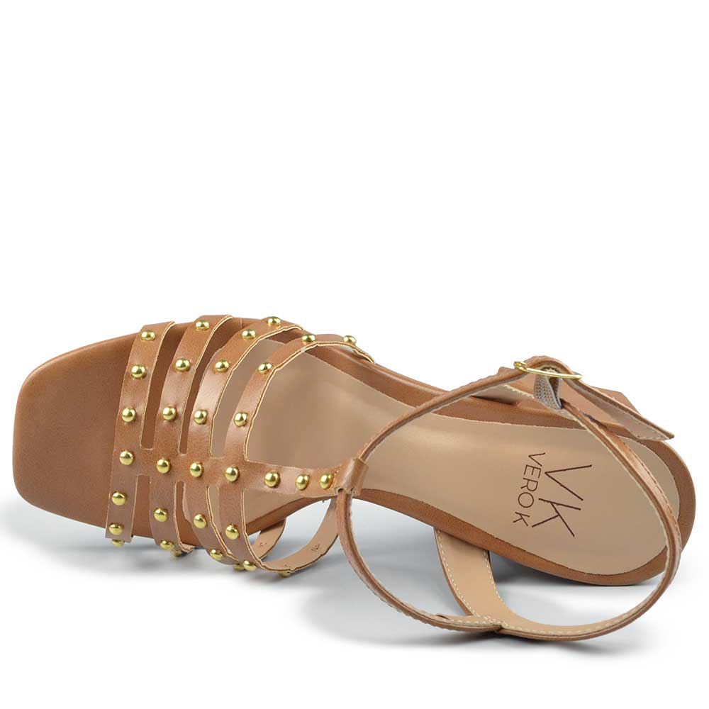 Sandália Salto Bloco Vero K Feminina 4127 - Foto 4