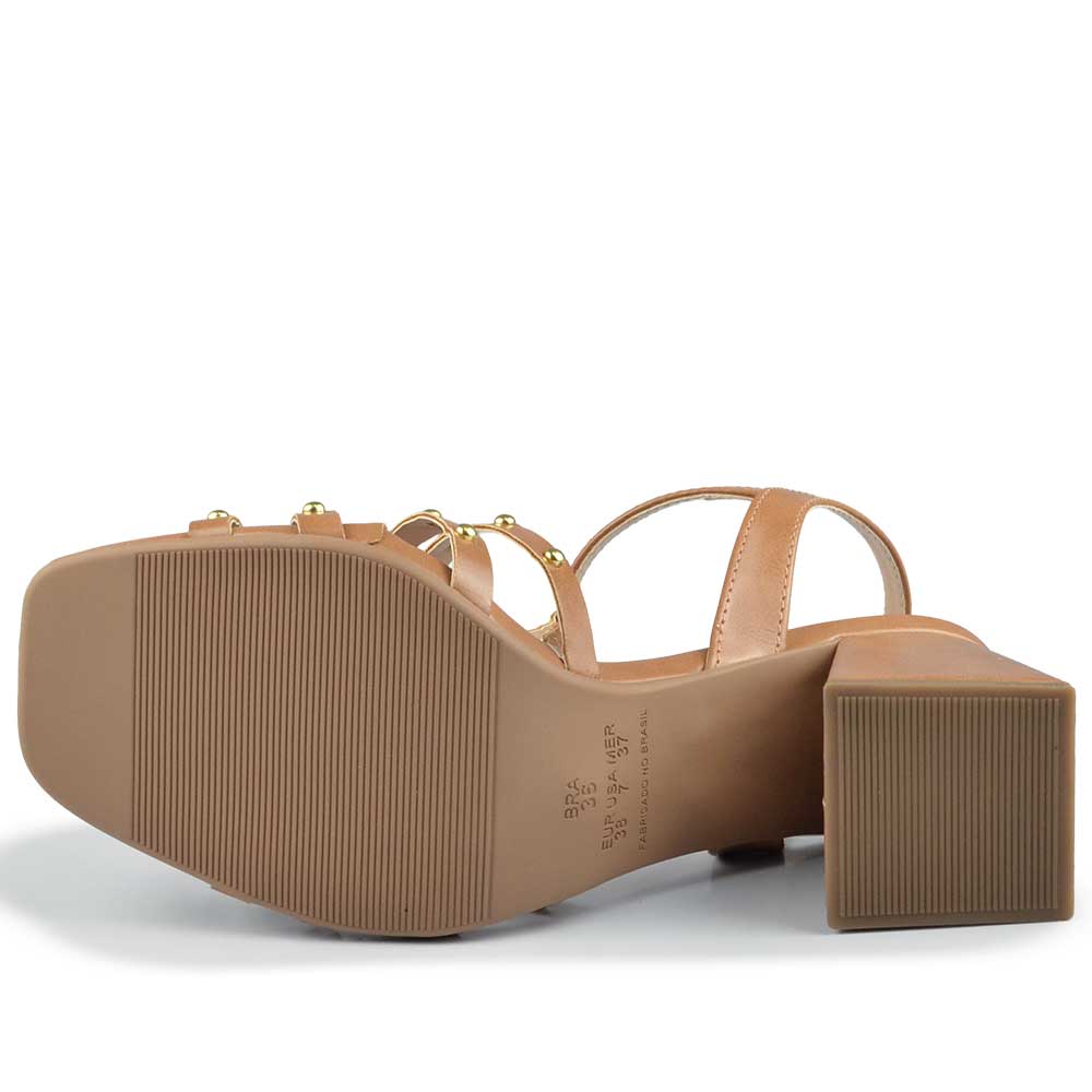 Sandália Salto Bloco Vero K Feminina 4127 - Foto 5