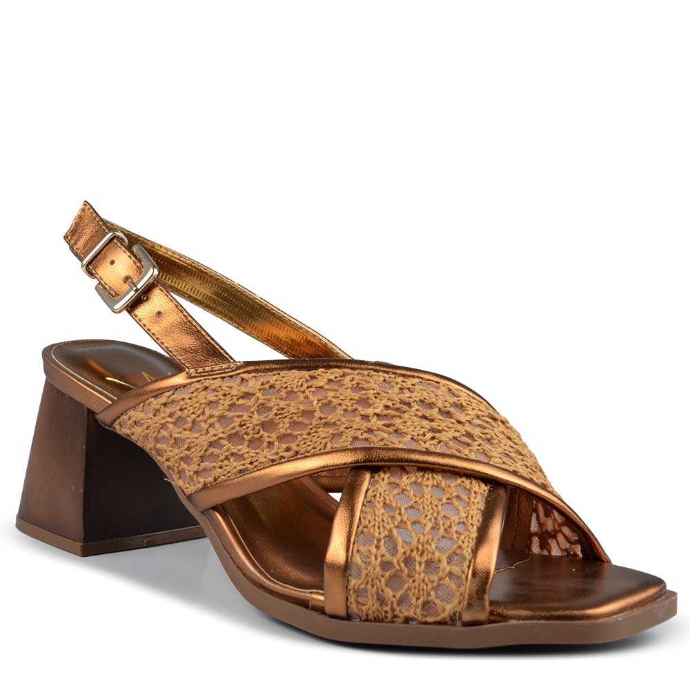 Sandália Salto Bloco Vero K Feminina 982.9430 - Foto 2