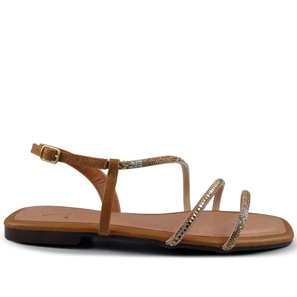 Sandália Rasteira Vero K Feminina 254 - Foto 1