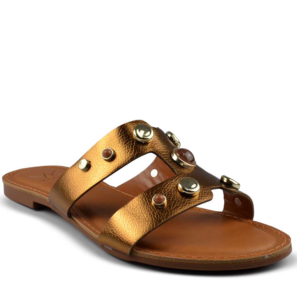 Sandália Rasteira Vero K Feminina 341 - Foto 2