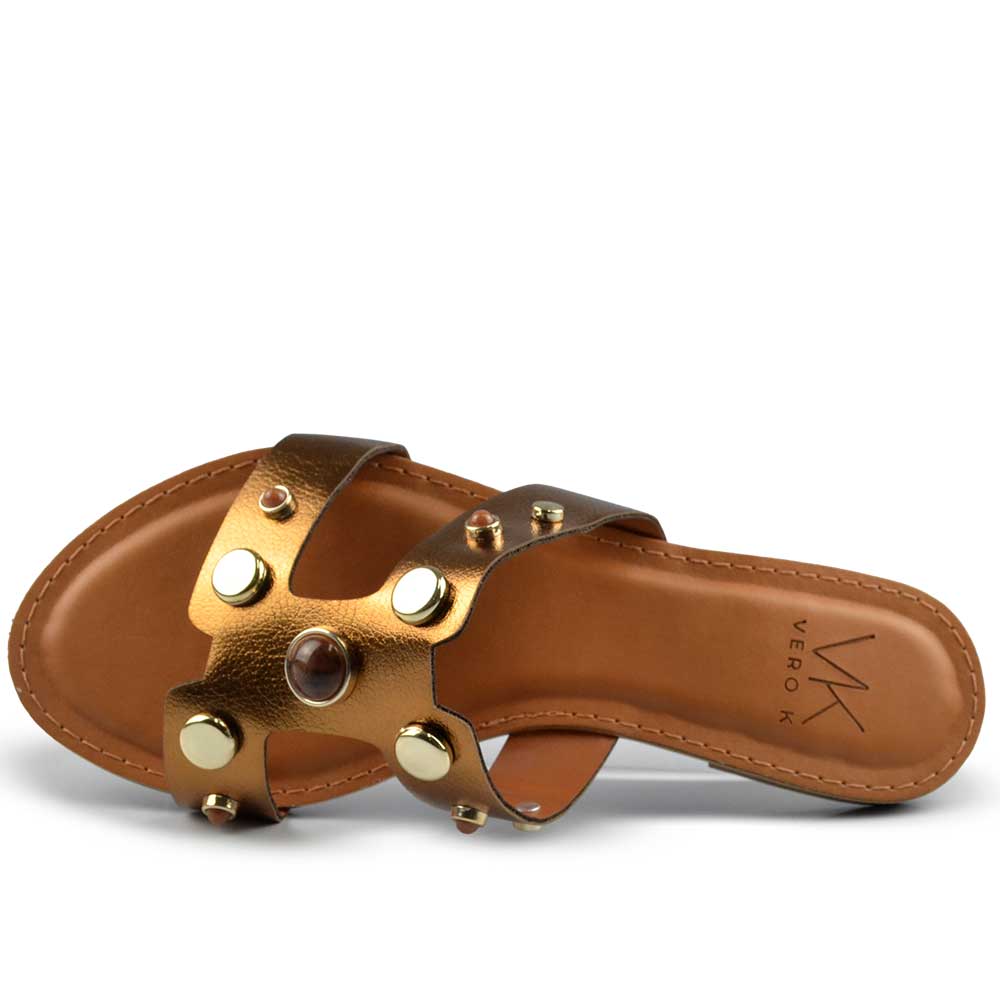 Sandália Rasteira Vero K Feminina 341 - Foto 4