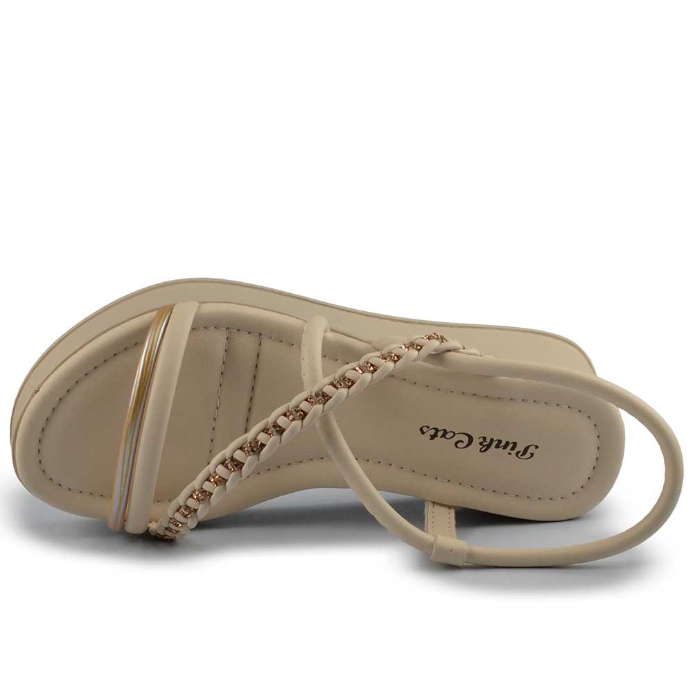 Sandália Anabela Infantil Pink Cats Feminina V5732 - Foto 4