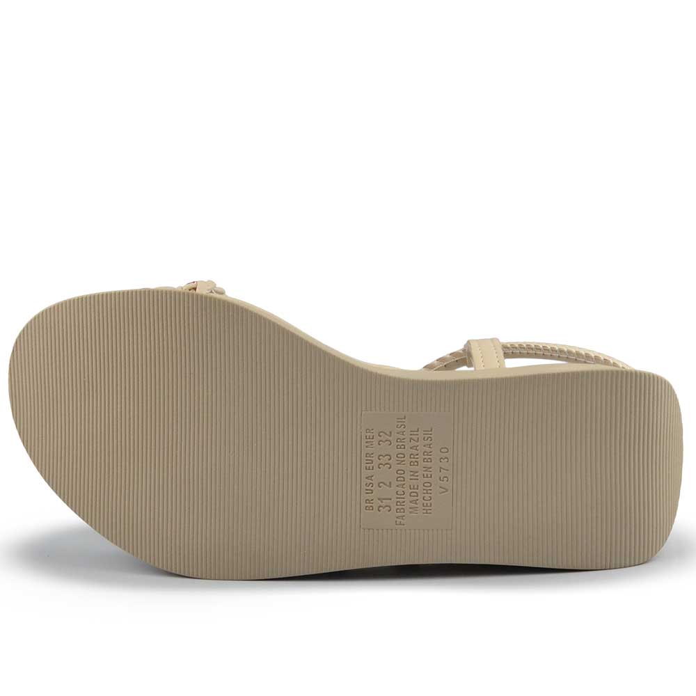 Sandália Anabela Infantil Pink Cats Feminina V5732 - Foto 5