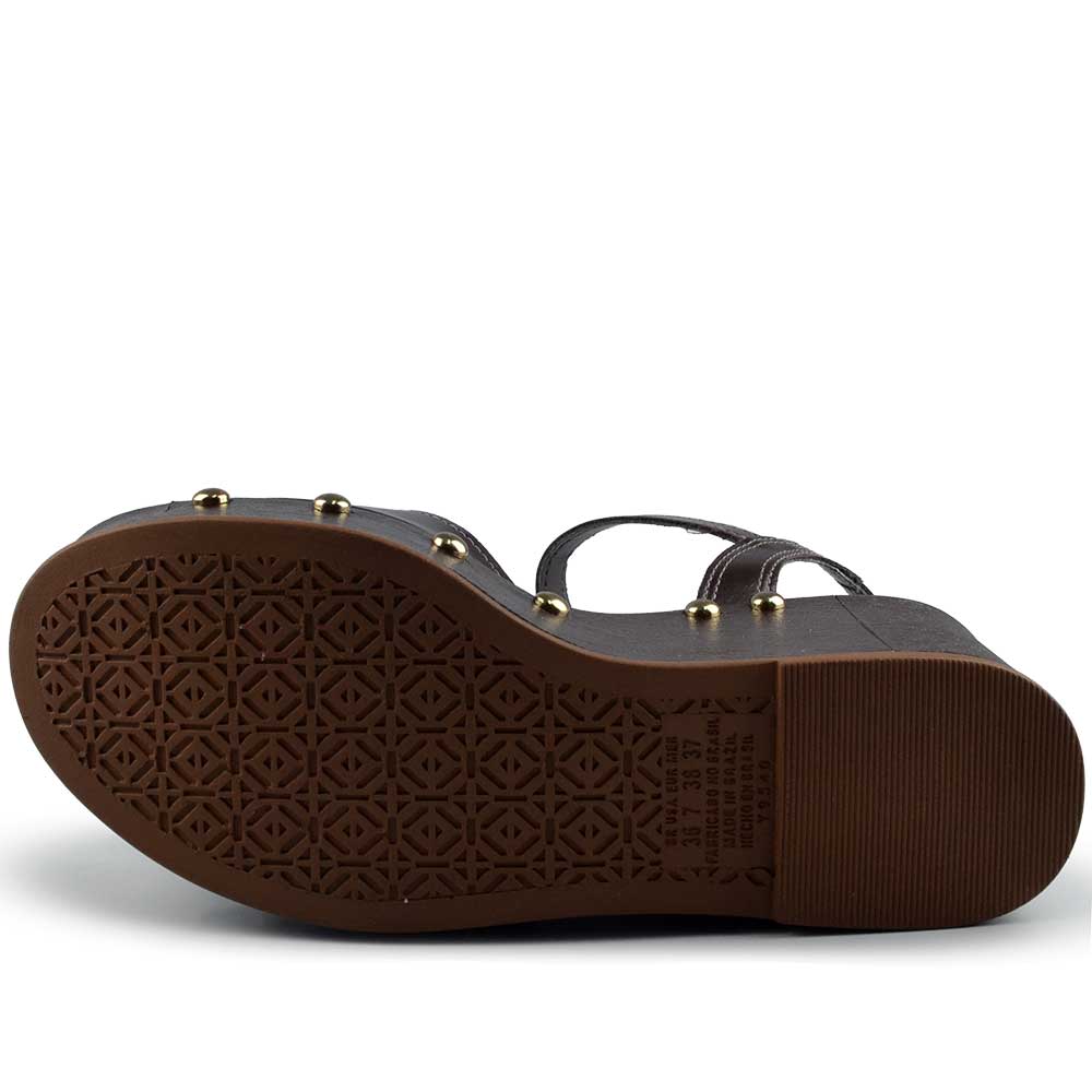 Sandália Anabela Dakota Feminina Y9542 - Foto 5