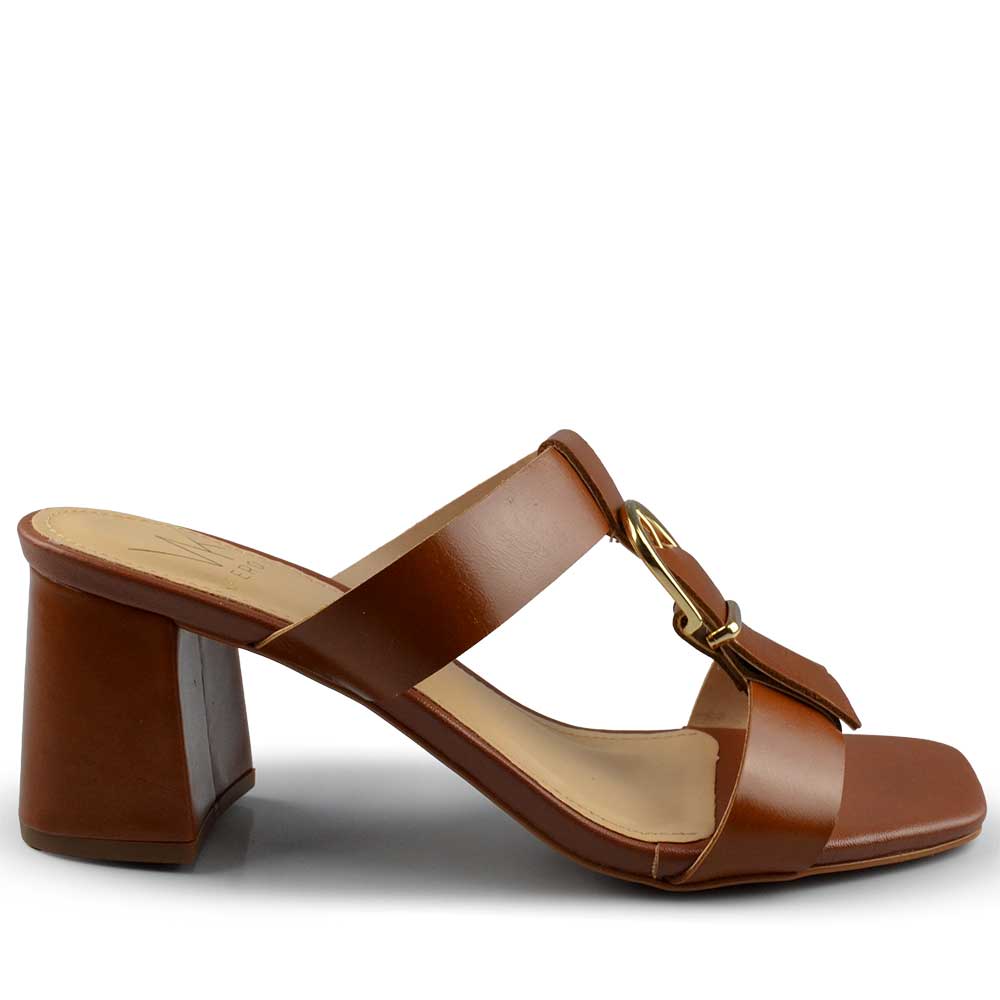 Tamanco Salto Bloco Vero K Feminino Z939.20897.422 - Foto 1