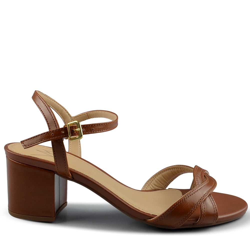 Sandália Salto Bloco Vero K Feminina Z401.20960.422 - Foto 1