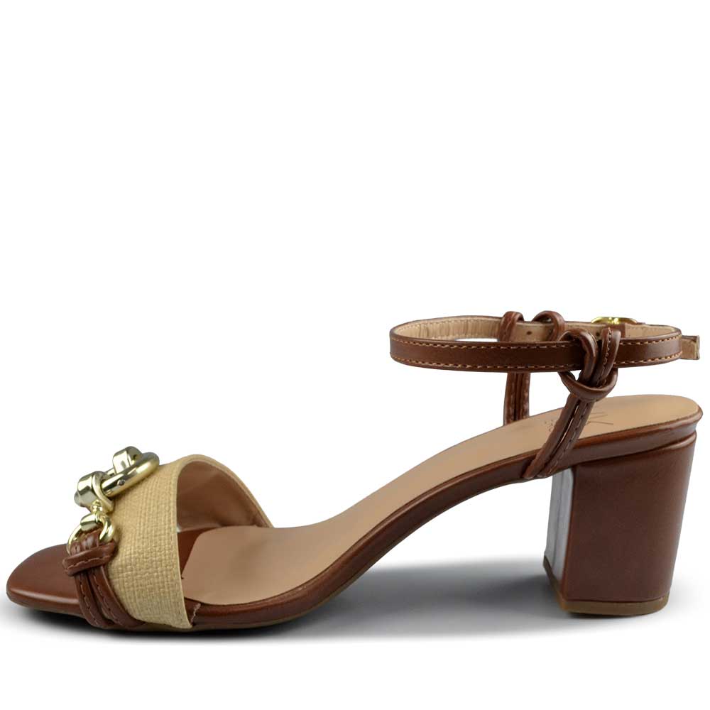 Sandália Salto Bloco Vero K Feminina 502.7166 - Foto 3