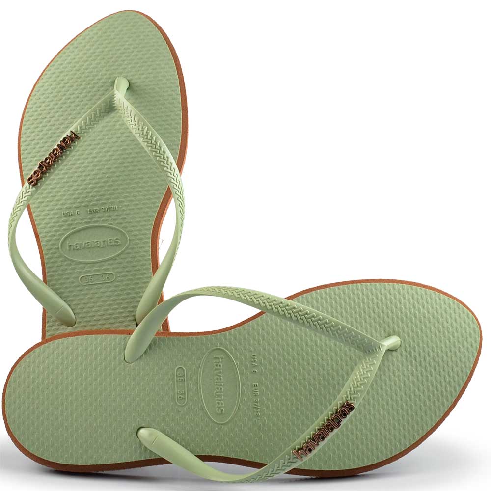 Chinelo Havaianas Feminino Slim Point 25/26 - Foto 1