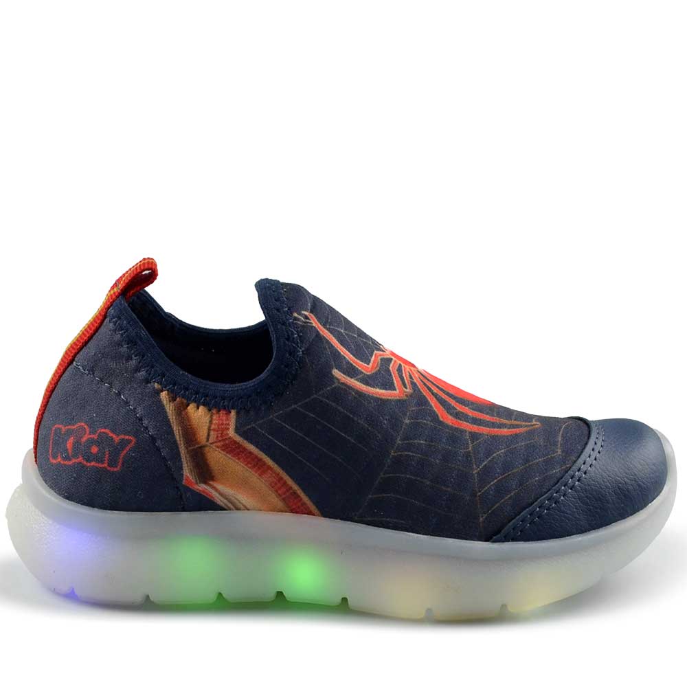 Tênis Infantil Kidy Masculino Luz 020-0200 - Foto 1