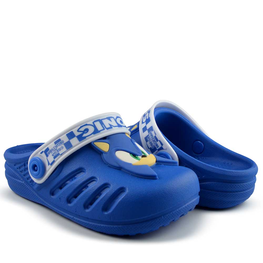 Babuche Infantil Grendene Masculino Sonic Ready 25 23371 - Foto 6