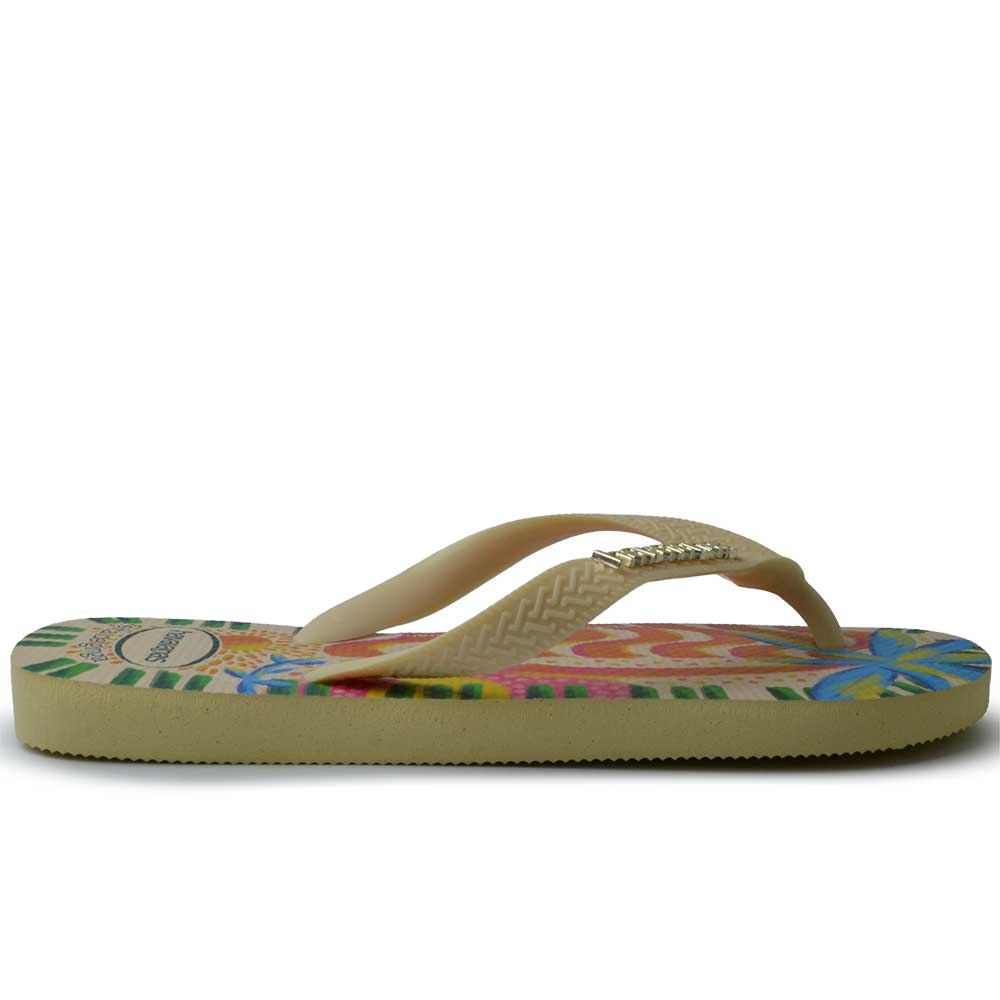 Chinelo Havaianas Feminino Ginga Top Bossa - Foto 2