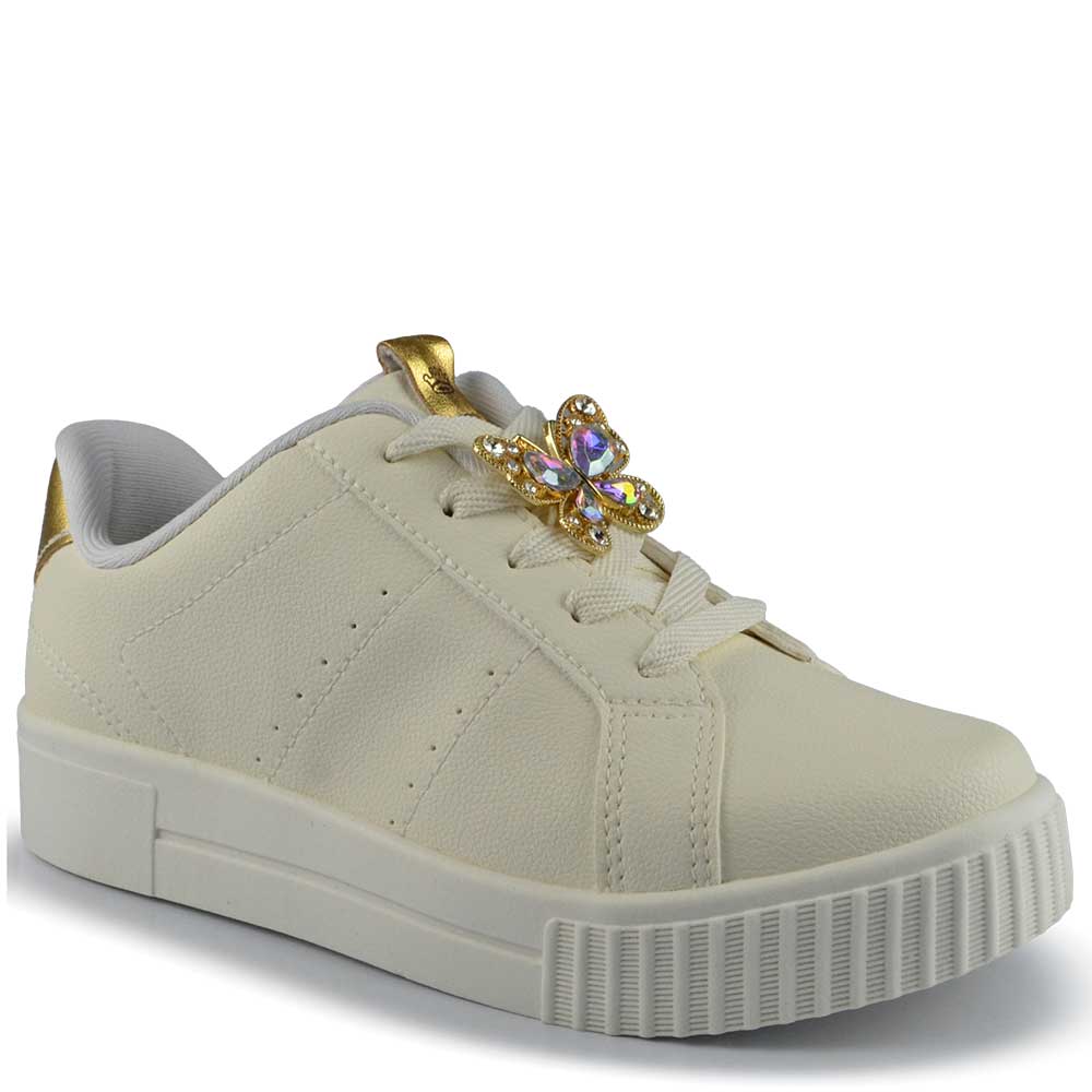 Tênis Casual Pink Cats Feminino Juvenil V5803 - Foto 2