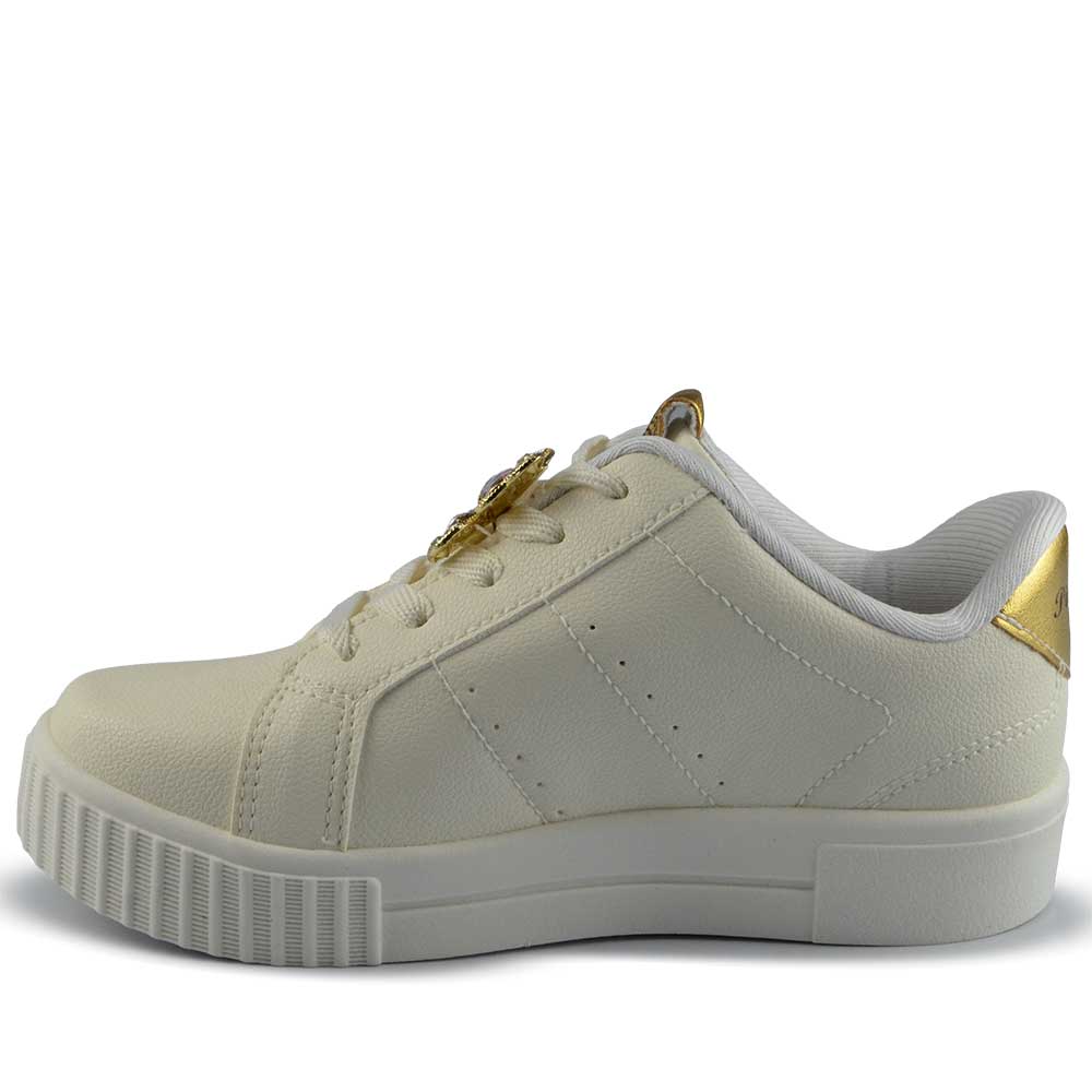 Tênis Casual Pink Cats Feminino Juvenil V5803 - Foto 3