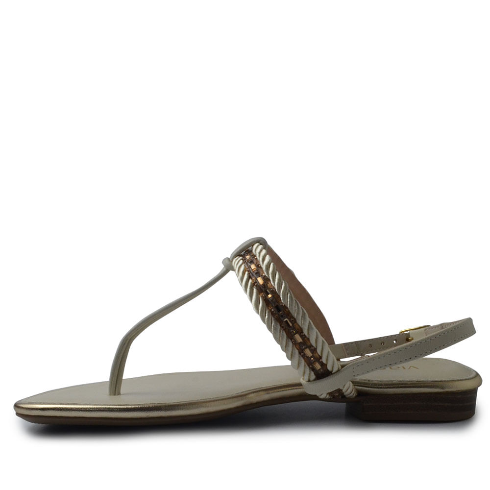 Sandália Rasteira Via Marte Feminino 157-021-02 - Foto 3