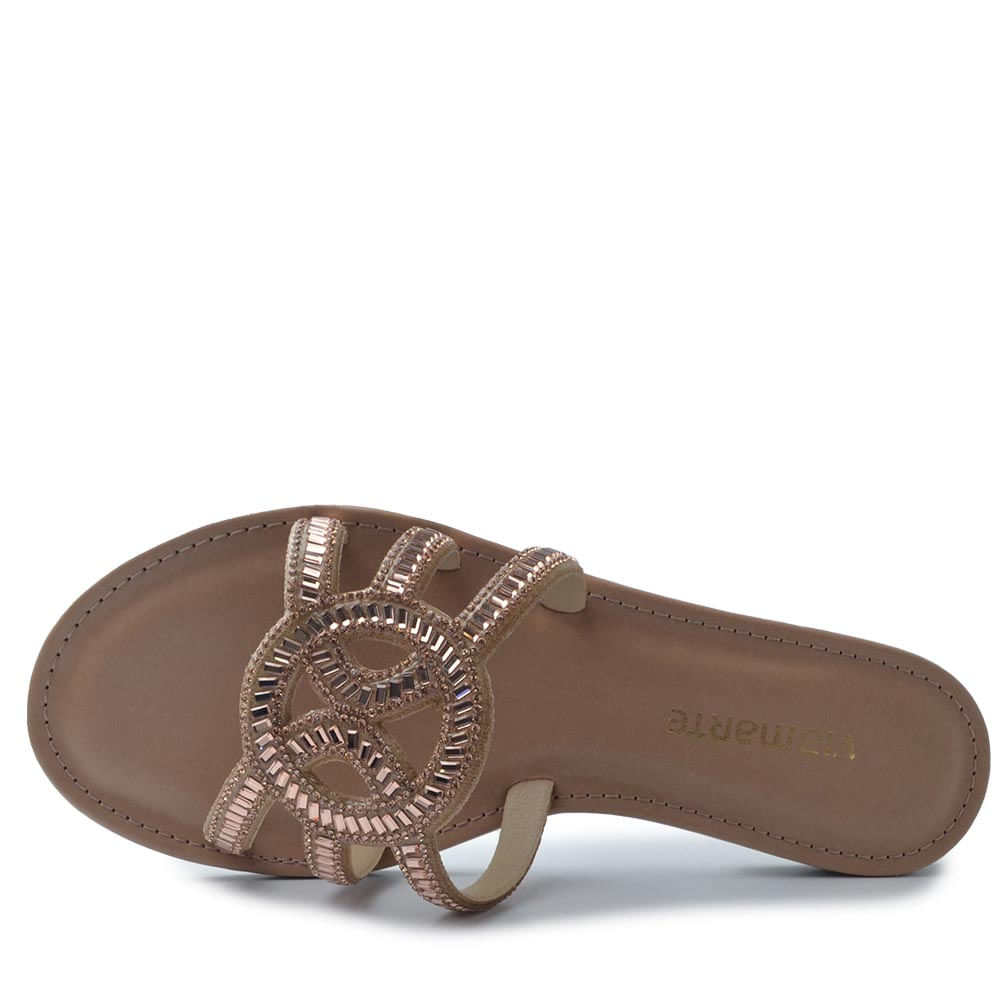 Sandália Rasteira Via Marte Feminina 308-003-01 - Foto 4