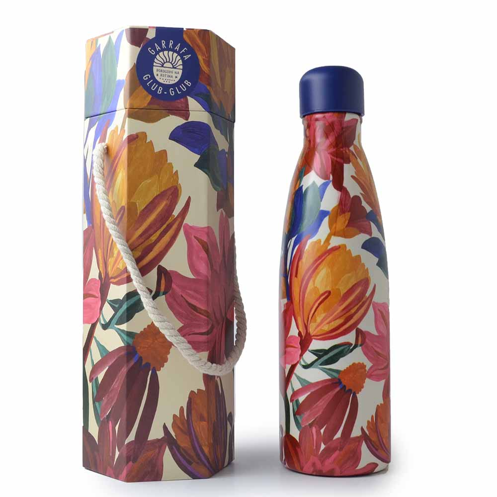 Garrafa Farm Glub Glub Luiza 500ml 78326045R - Foto 1