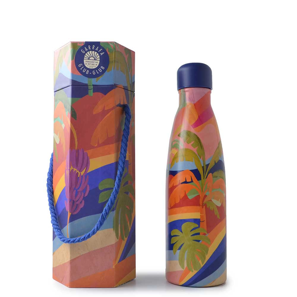 Garrafa Farm Brasil De Cor 500ml 78326045C - Foto 1