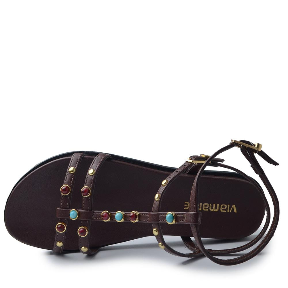 Sandália Papete Via Marte Feminina 107-035-07 - Foto 4