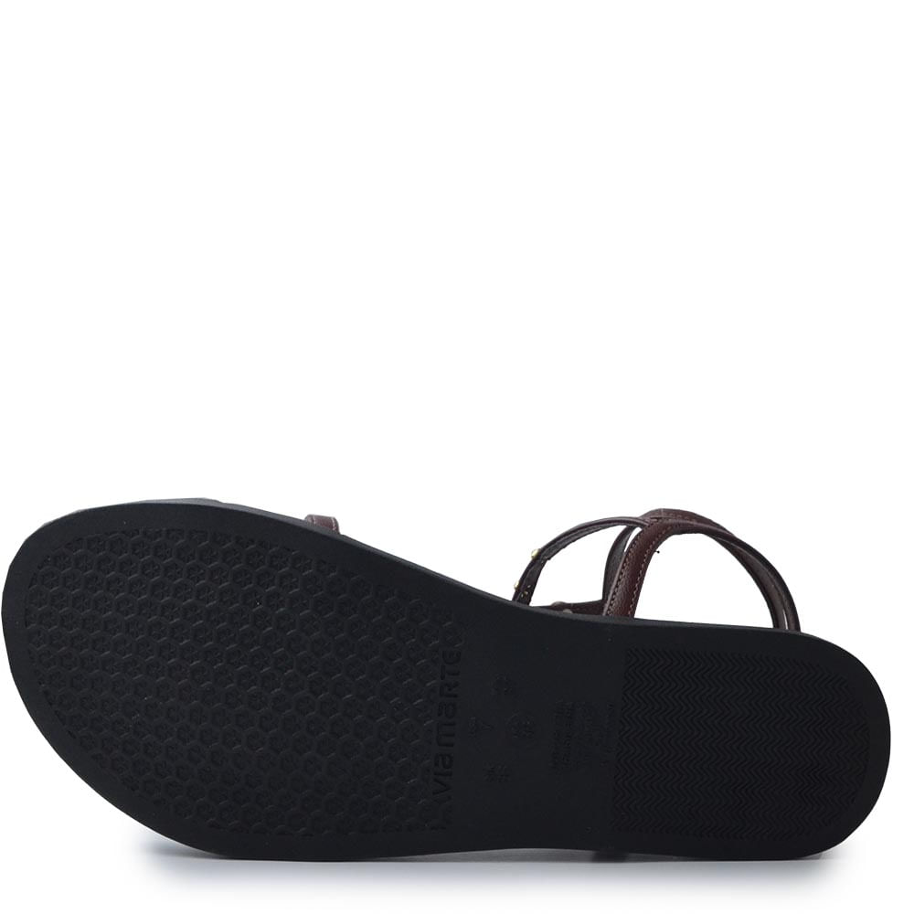 Sandália Papete Via Marte Feminina 107-035-07 - Foto 5