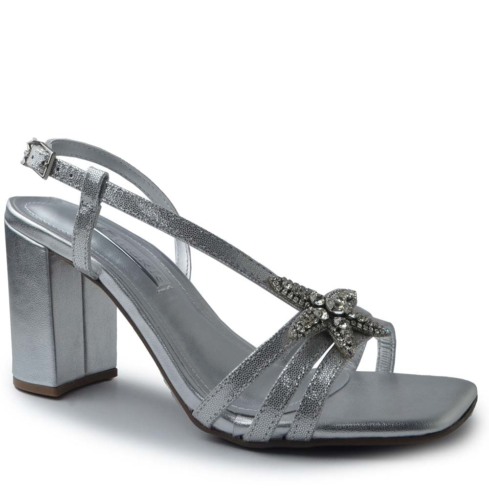 Sandália Via Marte Feminina Salto Bloco 139-036-01 - Foto 2