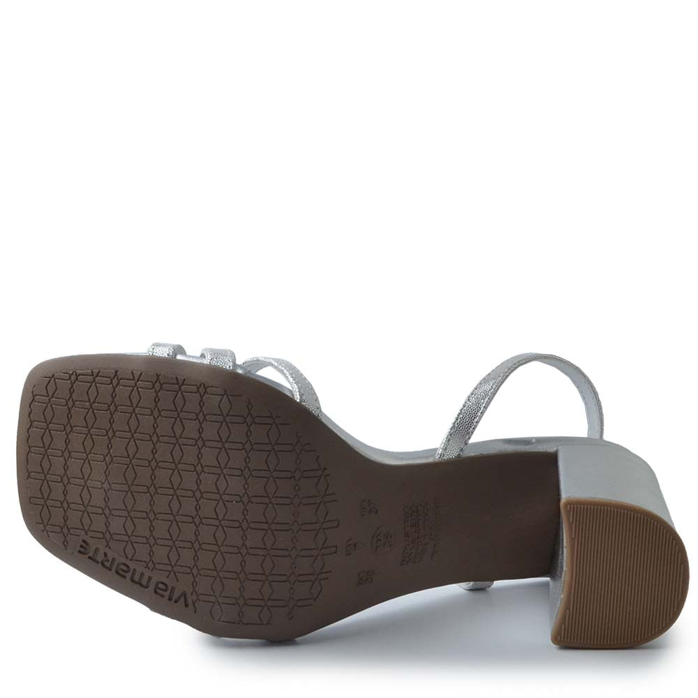 Sandália Via Marte Feminina Salto Bloco 139-036-01 - Foto 5