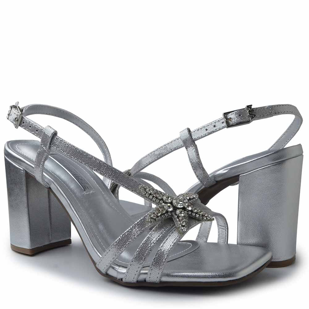 Sandália Via Marte Feminina Salto Bloco 139-036-01 - Foto 6