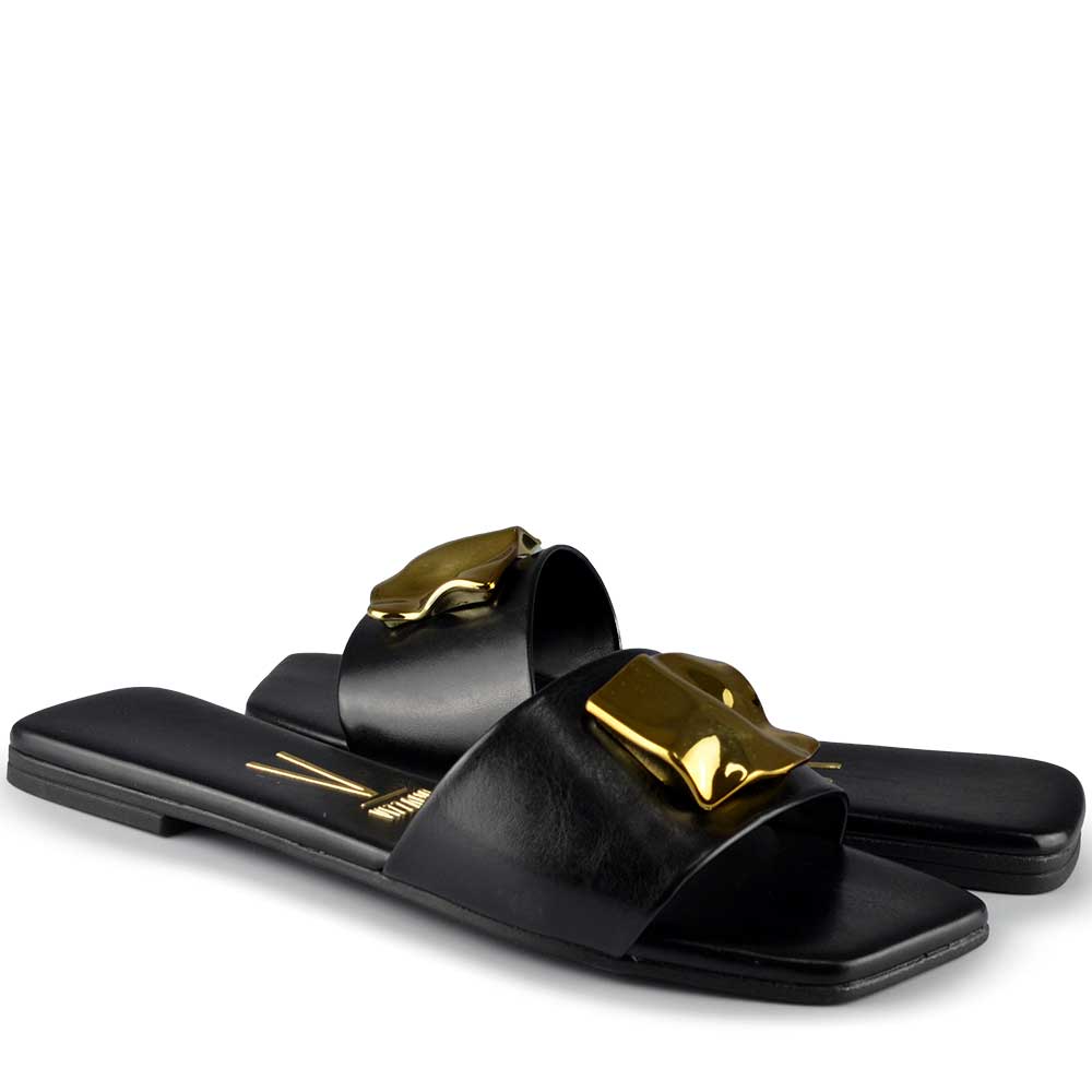 Sandália Rasteira Vizzano Feminina 6553.100 - Foto 6