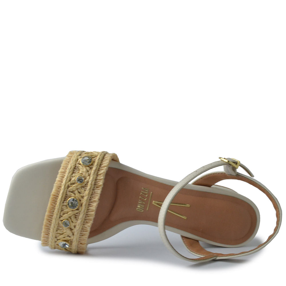 Sandália Salto Baixo Vizzano Feminina 6454.139 - Foto 4