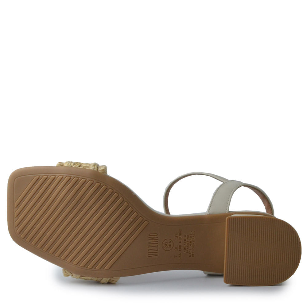 Sandália Salto Baixo Vizzano Feminina 6454.139 - Foto 5