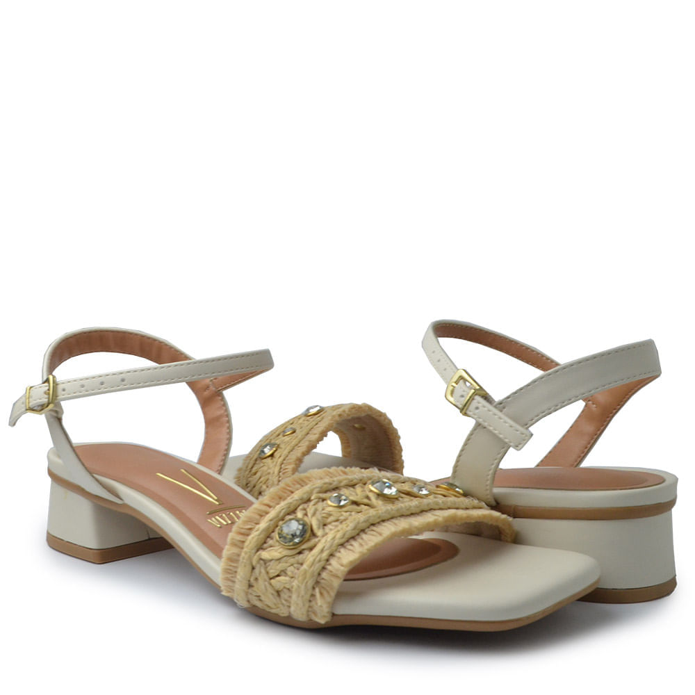 Sandália Salto Baixo Vizzano Feminina 6454.139 - Foto 6