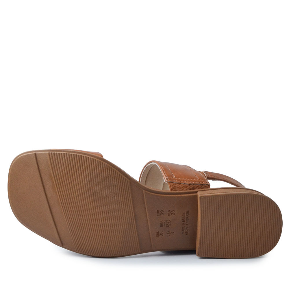 Sandália Comfortflex Salto Baixo Feminina 2561402 - Foto 5