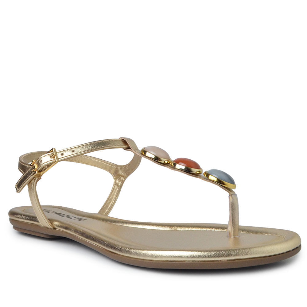 Sandália Rasteira Via Marte Feminina 331-001-01 - Foto 2