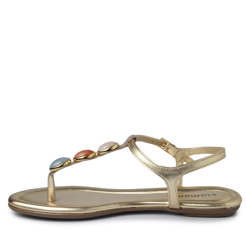 Sandália Rasteira Via Marte Feminina 331-001-01 - Foto 3